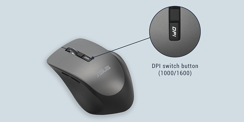 Wireless connection and adjustable DPI on the WT425
