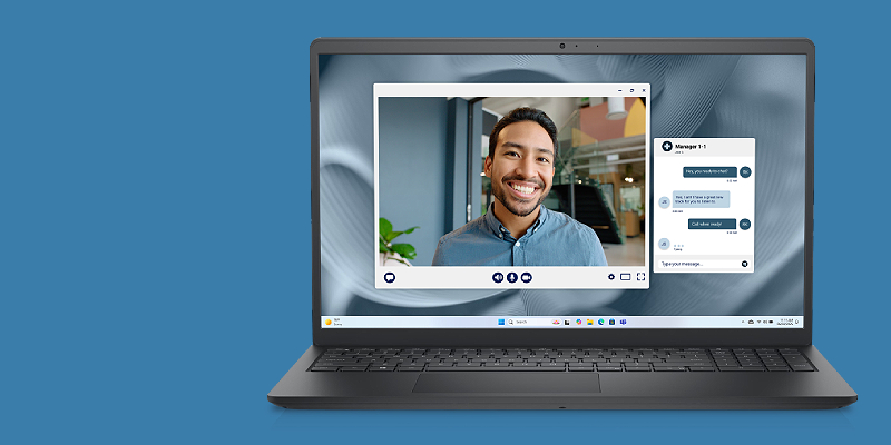 Video calls and microphone with AI noise reduction