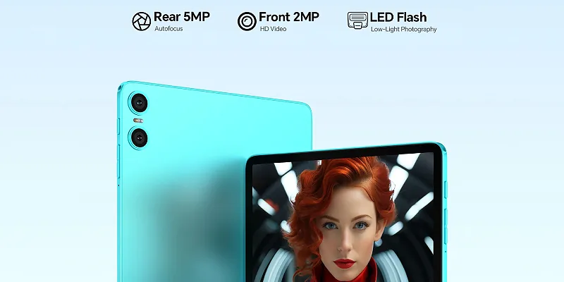 מצלמה אחורית 5MP ומצלמה קדמית לשיחות וידאו