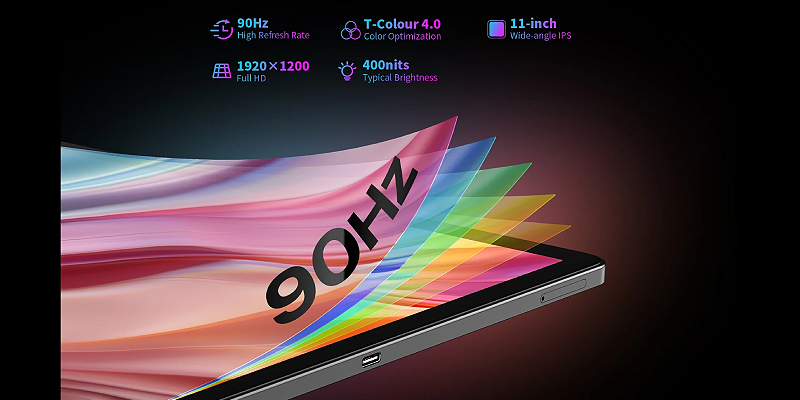 11-inch 90Hz IPS Display