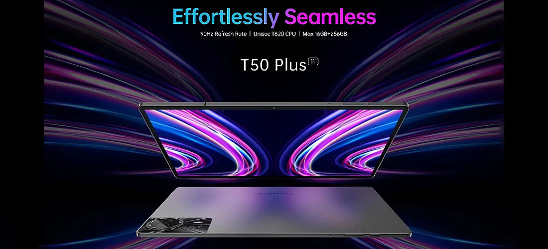 Teclast T50 Plus — экран и дизайн