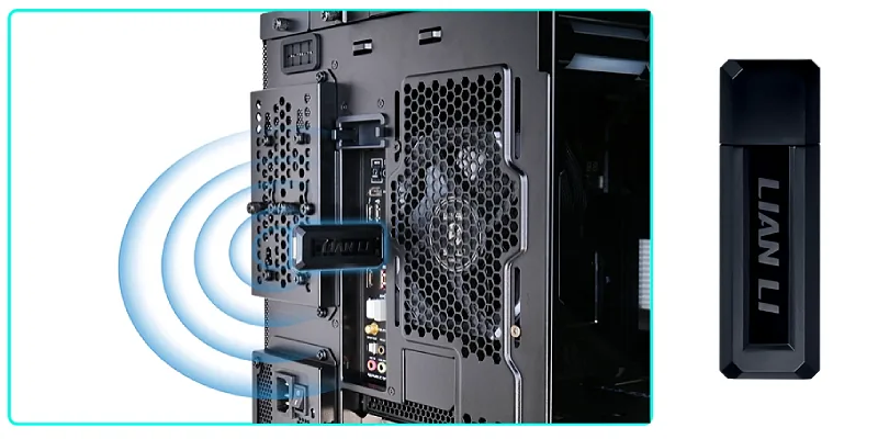 Lian Li UNI FAN SL-INF Wireless - מבט קדמי