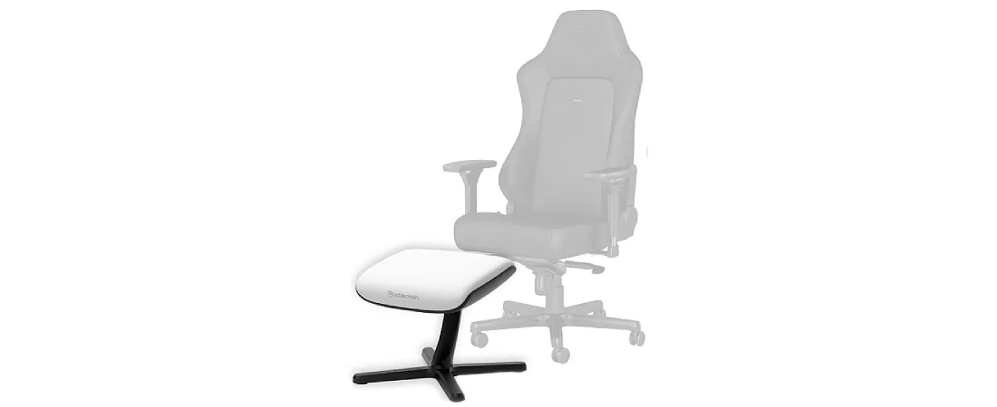 Noblechairs Footrest 2.0 White Edition תמונה 1