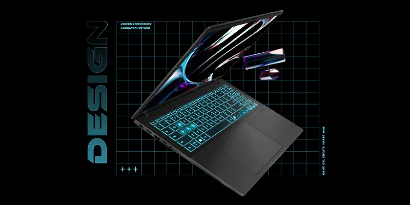 ASUS V16 дизайн и подсветка Turbo Blue