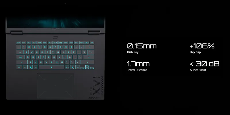 16-inch IPS display with thin bezels