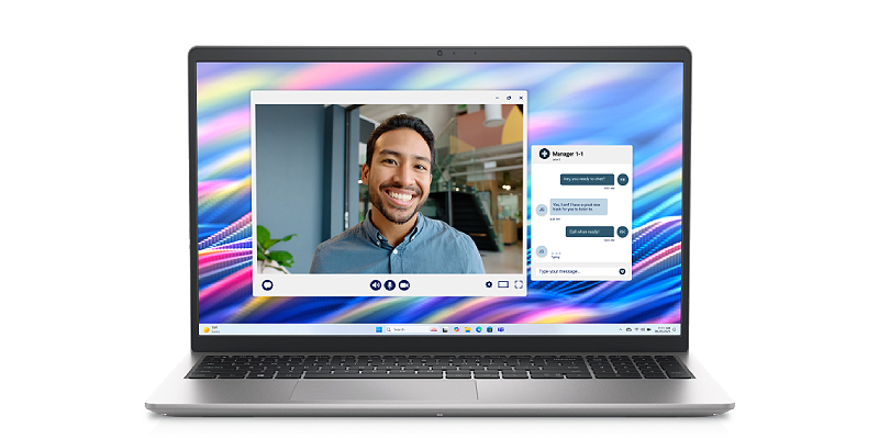 High-quality video calls and privacy shutter