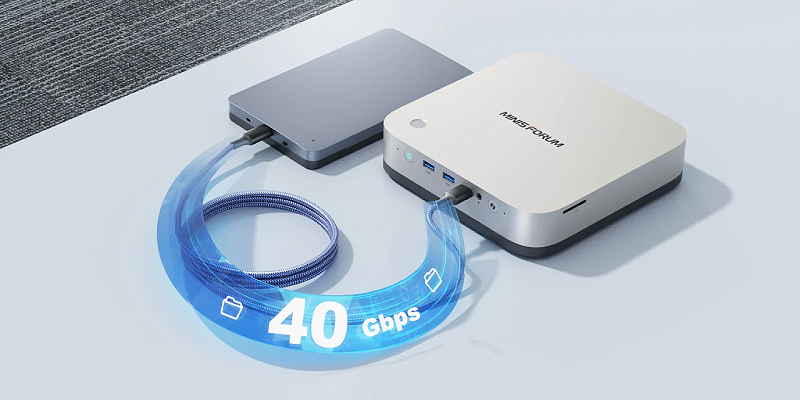 OCuLink connection for an external graphics card