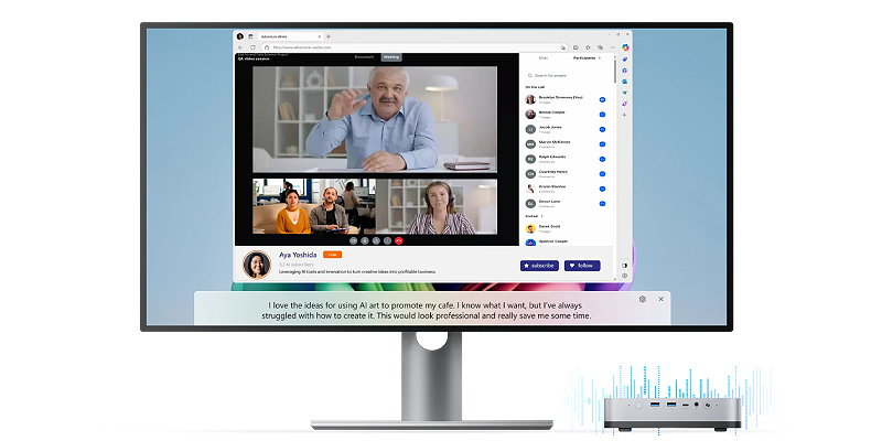USB4 up to 40Gbps and eGPU support