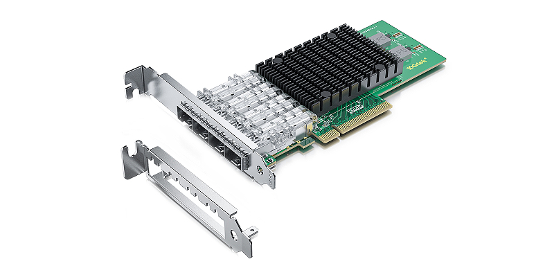 10Gtek L710-4SFP+ – сетевой адаптер 10GbE с четырьмя портами