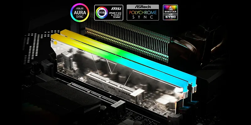 Custom RGB lighting for v-color Manta XSky memory