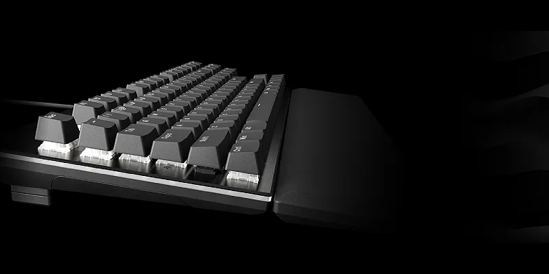 Aluminum chassis, magnetic feet, and two-piece wrist rest
