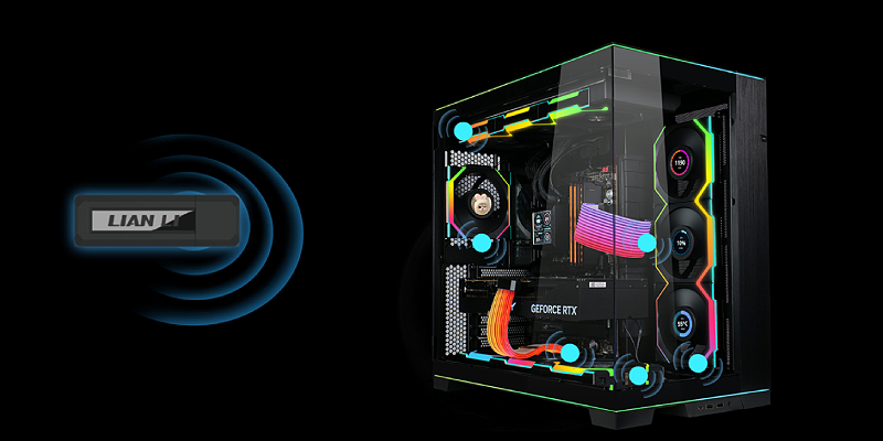 Одновременное управление вентиляторами и подсветкой