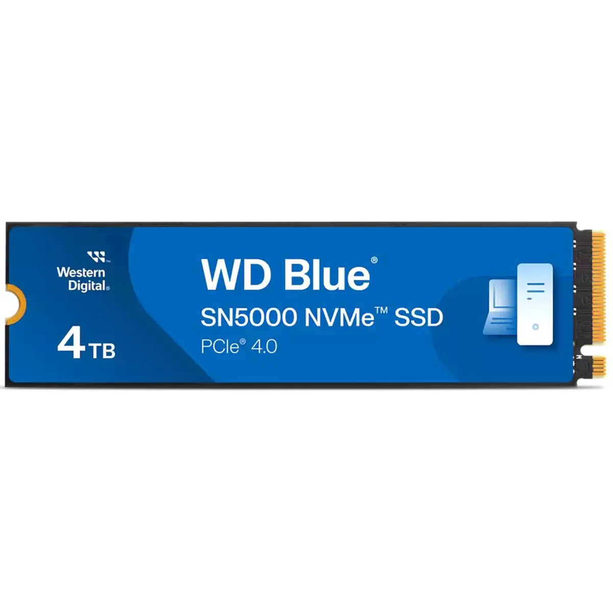 WD Blue SN5000 NVMe Gen4 – מבט קדמי