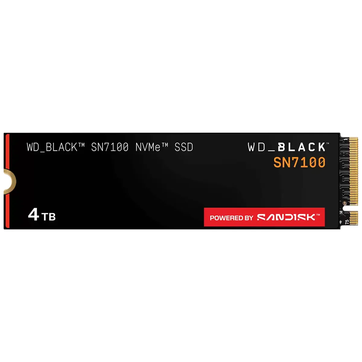 WD_BLACK SN7100 4TB NVMe SSD – front view