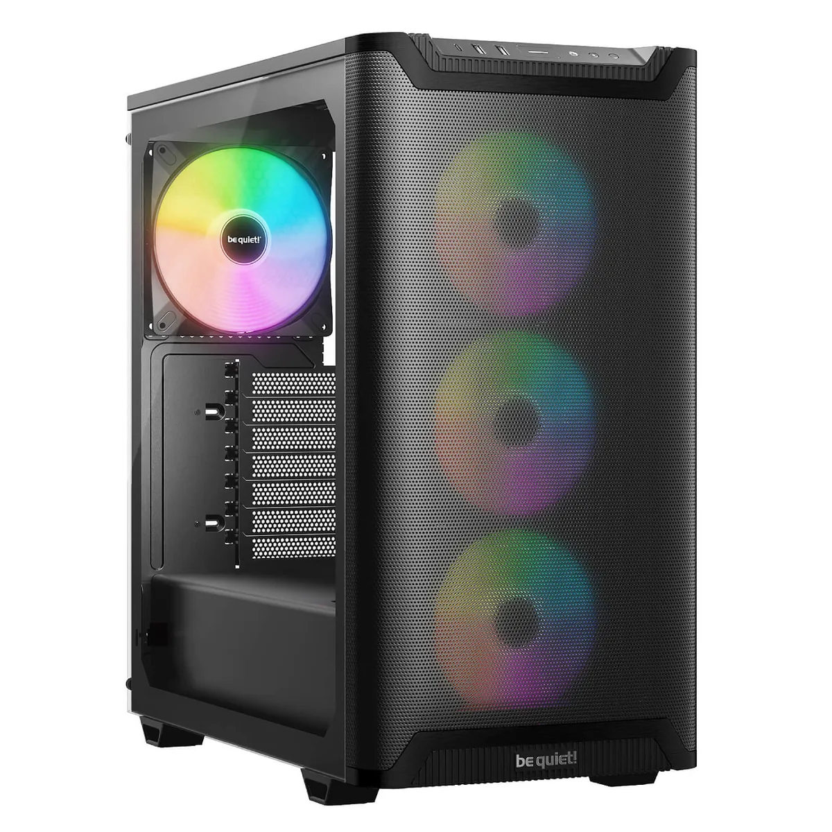 פאנל קדמי עם USB Type‑C ובקר תאורה מובנה