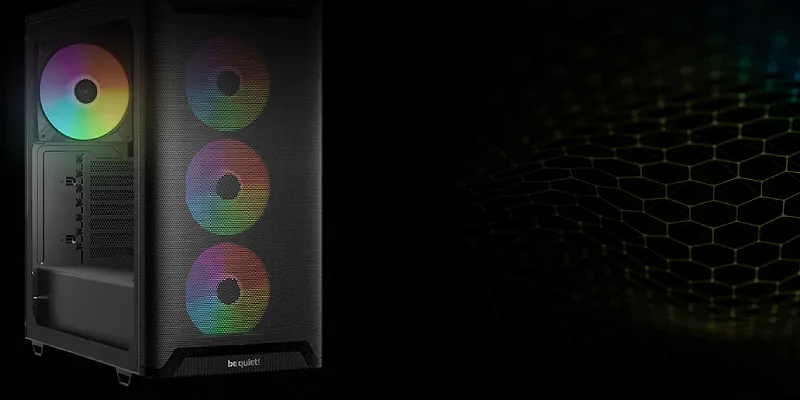 be quiet! Pure Base 501 LX Black – מבט חיצוני