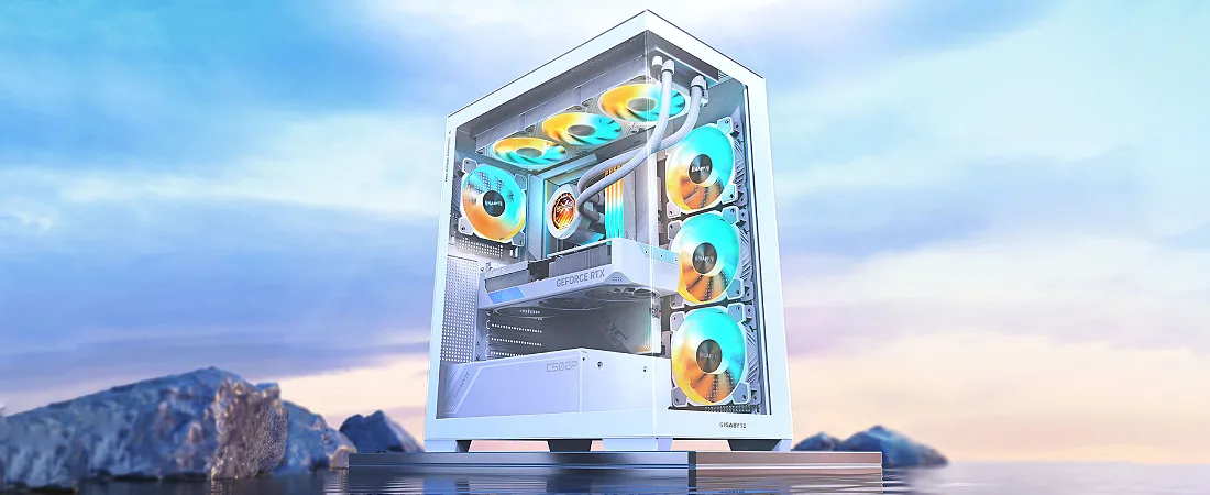 Gigabyte C500 Panoramic Stealth ICE - תצוגה פנורמית