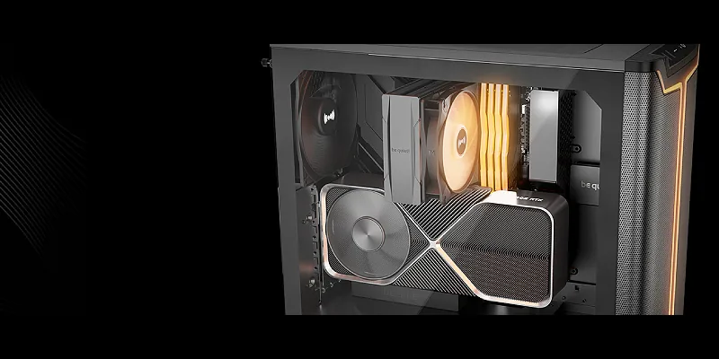 התקנת GPU אנכית עם חריצי PCIe מסתובבים