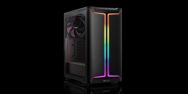 be quiet! PURE BASE 501 DX Black - תאורת ARGB קדמית