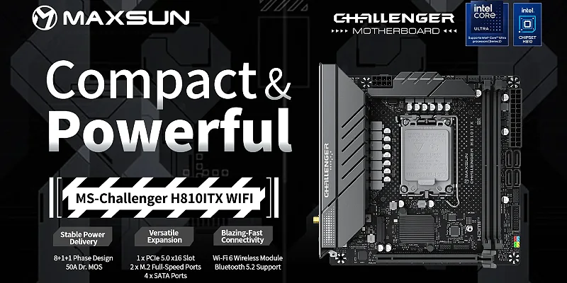 MAXSUN Challenger H810M-K WIFI motherboard