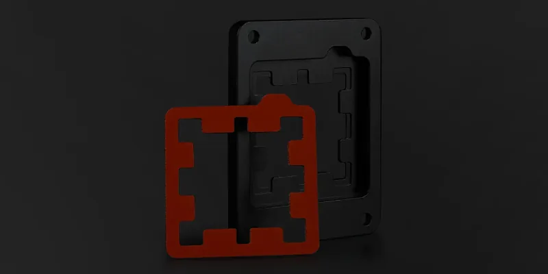 Foamed silicone insert for sealing around the processor