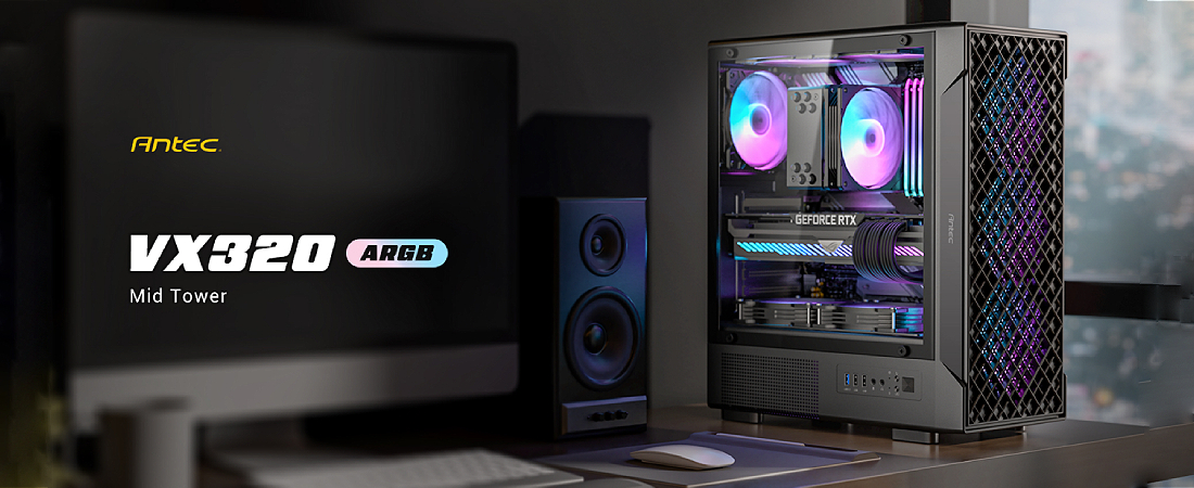Antec VX320 ARGB - תצוגה כללית