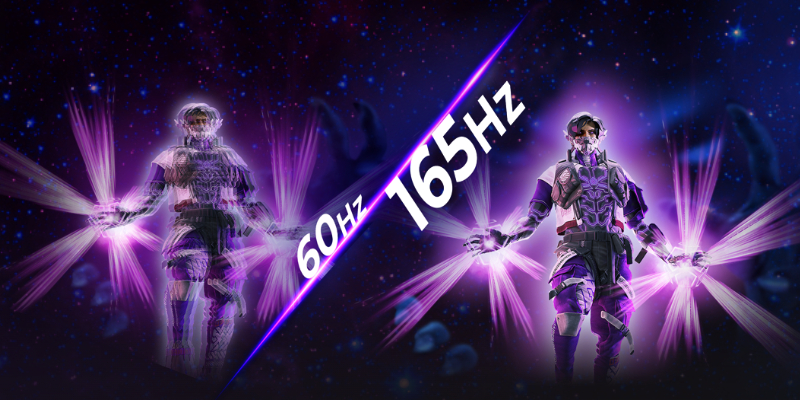 165Hz - smooth, sharp motion