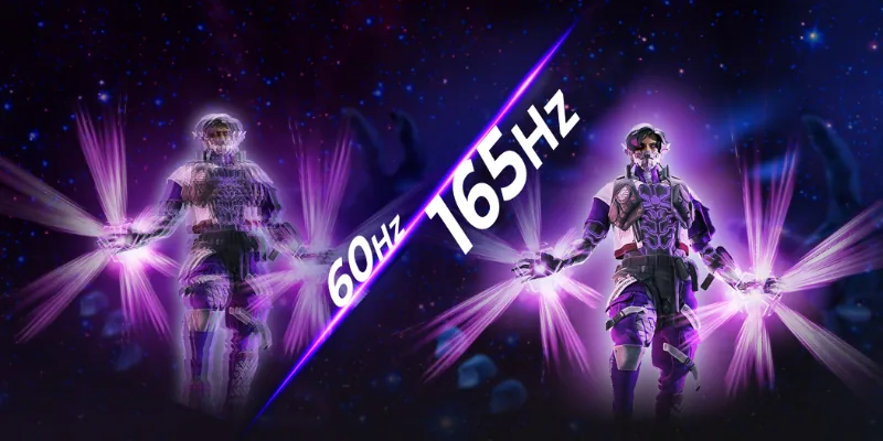 165Hz - smooth, sharp motion
