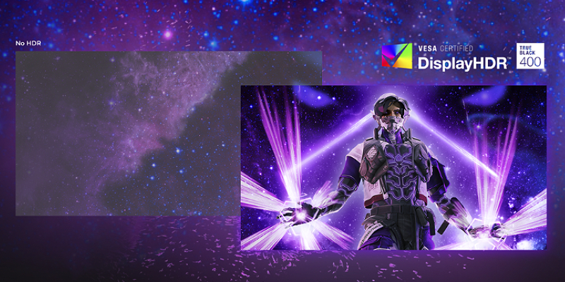 HDR True Black 400 - depth and contrast