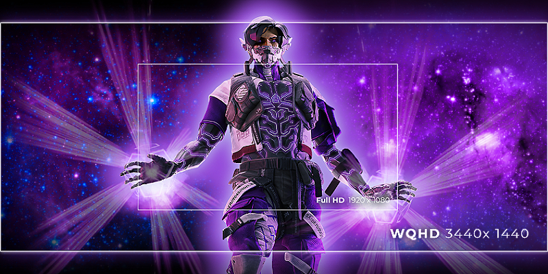 Wide WQHD resolution 3440×1440