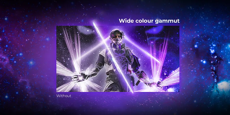Wide Colour Gamut — насыщенные и точные цвета