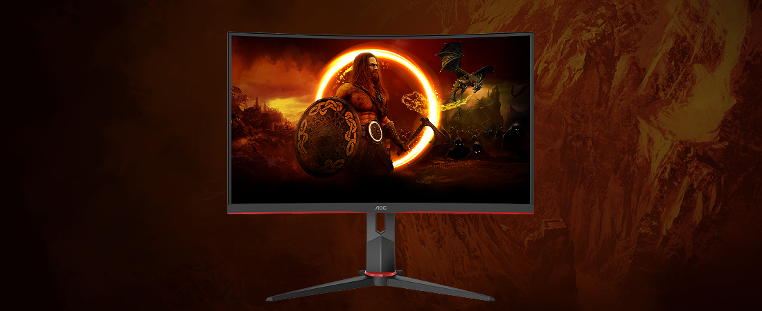 AOC C27G2Z3-BK curved 27-inch 240Hz gaming monitor
