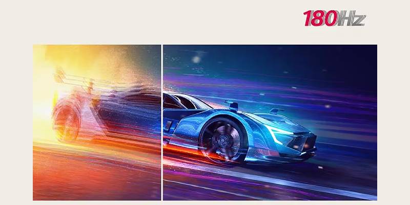 קצב רענון גבוה 180Hz