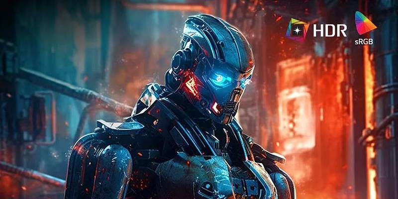 HDR10 וכיסוי sRGB