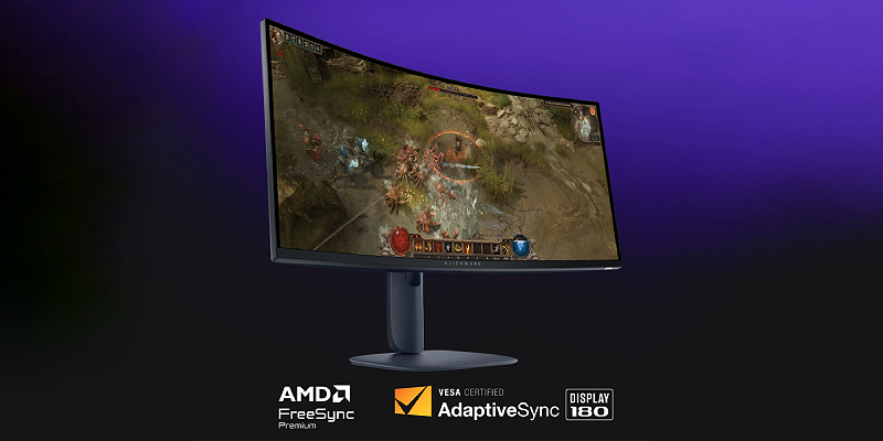 Частота обновления 180Hz и время отклика 1ms