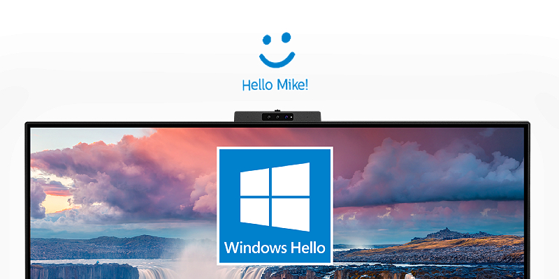 Built‑in camera and microphone for video calls