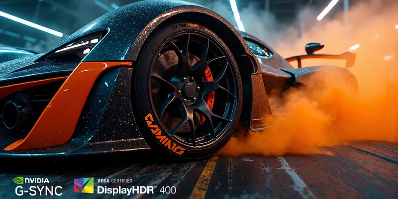 Support for G‑SYNC, FreeSync, and DisplayHDR 400