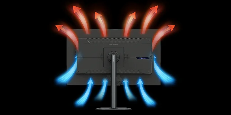 Four‑sided cooling for stable performance