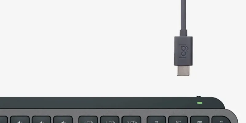 MX Keys S fast USB‑C charging