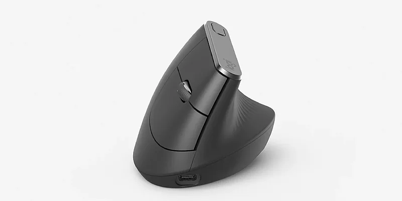 Logitech MX Vertical - Textured Rubber for a Stable Grip