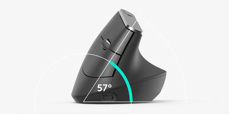 Logitech MX Vertical - Vertical Grip Angle