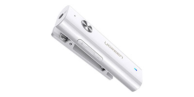 Bluetooth 5.0 receiver with rear clip