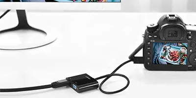 סנכרון וידאו ושמע דרך HDMI ושקע אודיו 3.5 מ״מ