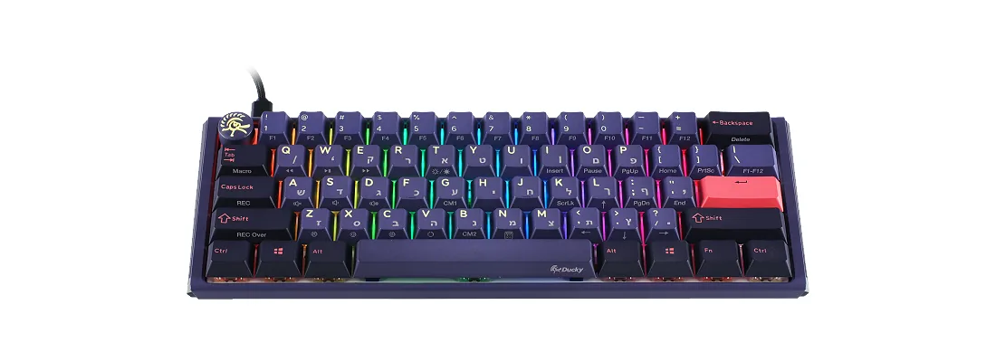 Ducky One 3 Mini Cosmic Blue — демонстрация