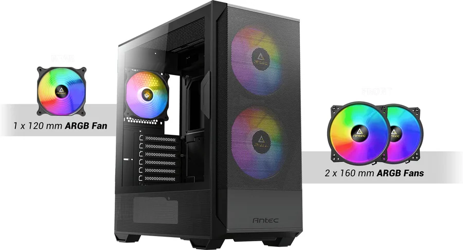 Вентилятор для корпуса Antec NX416L 160mm ARGB Front Fan
