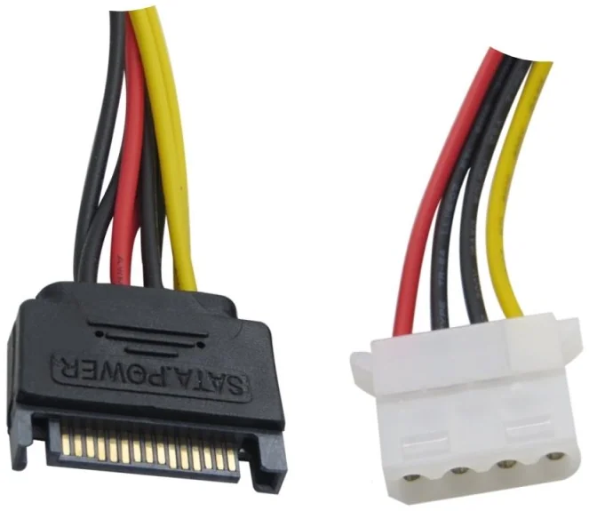 Cable Gold Touch SATA to Molex 4Pin Power Cable