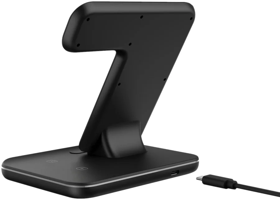 Wireless Charger Miracase MQIW505 15W 3IN1 Black