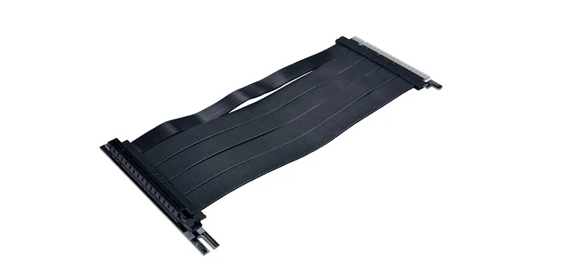 Lian-Li PCIe 5.0 x16 riser cable in black