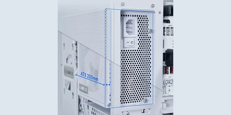 מארז Lian-Li O11 Dynamic Mini V2 Flow לבן