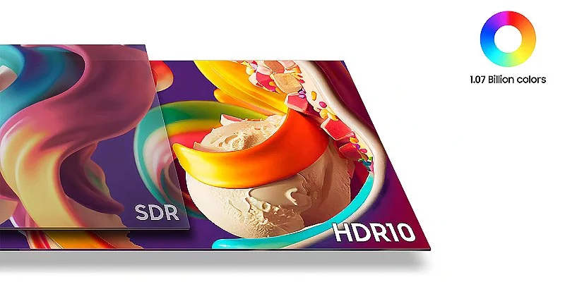 Панель IPS с 1,07 миллиарда цветов и HDR10